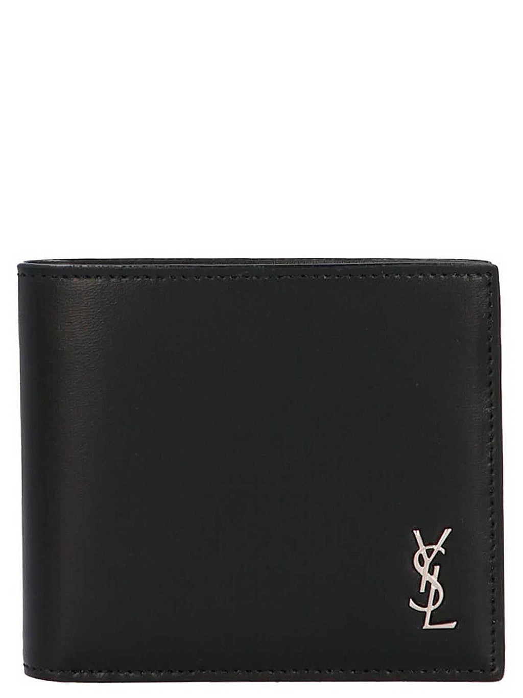 Saint Laurent Black Calfskin Wallet Saint Laurent