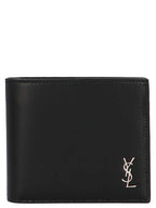 Saint Laurent Black Calfskin Wallet Saint Laurent