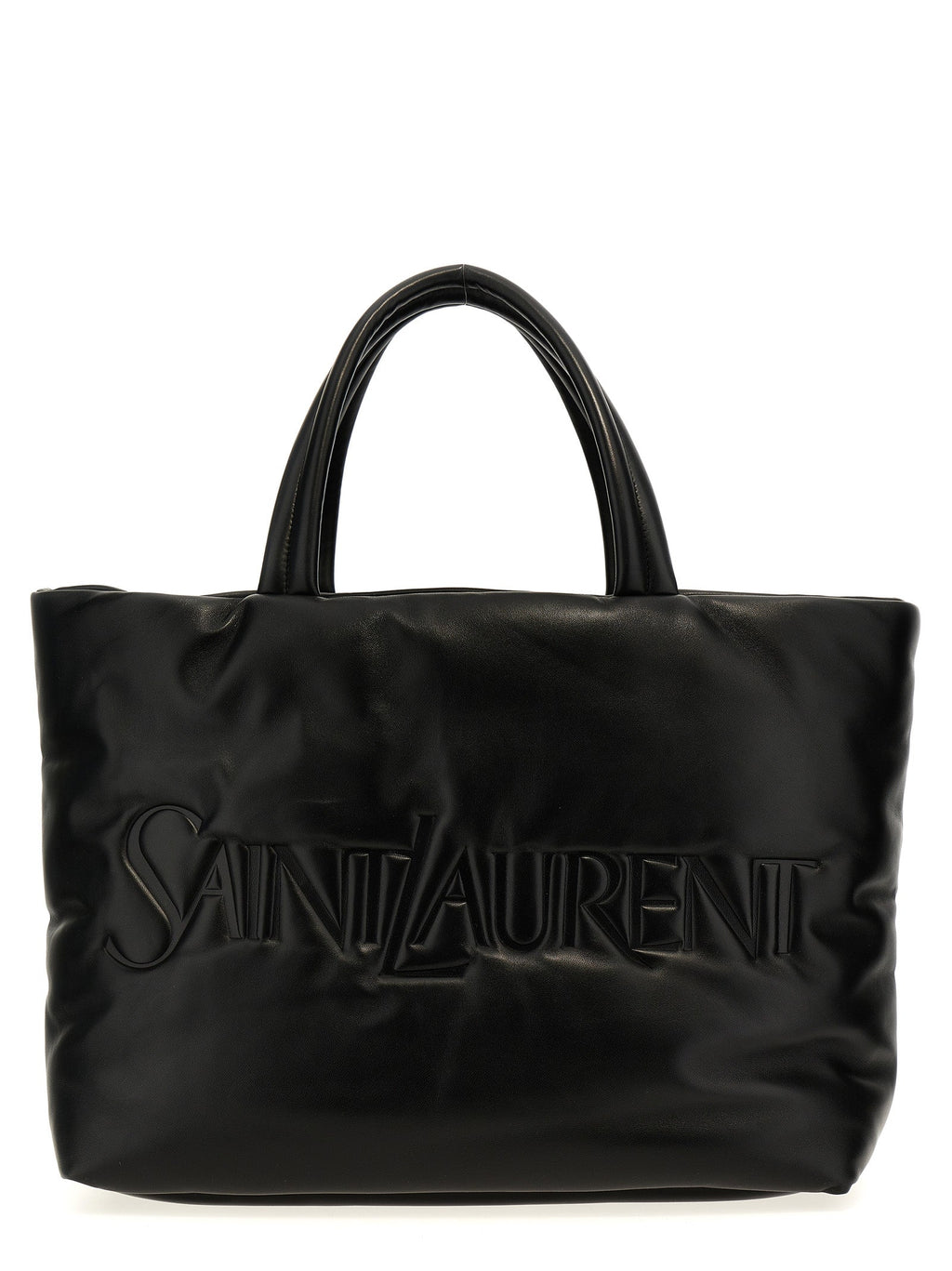 Saint Laurent Black Lamb Leather Tote Bag Saint Laurent