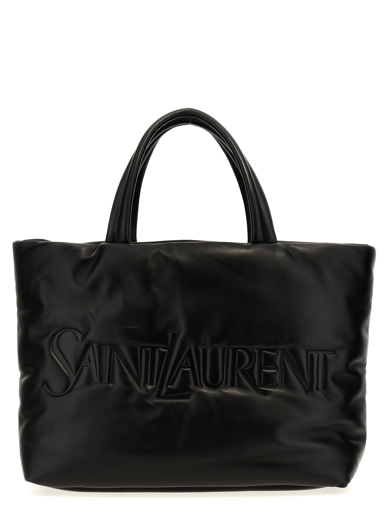 Saint Laurent Black Lamb Leather Tote Bag Saint Laurent