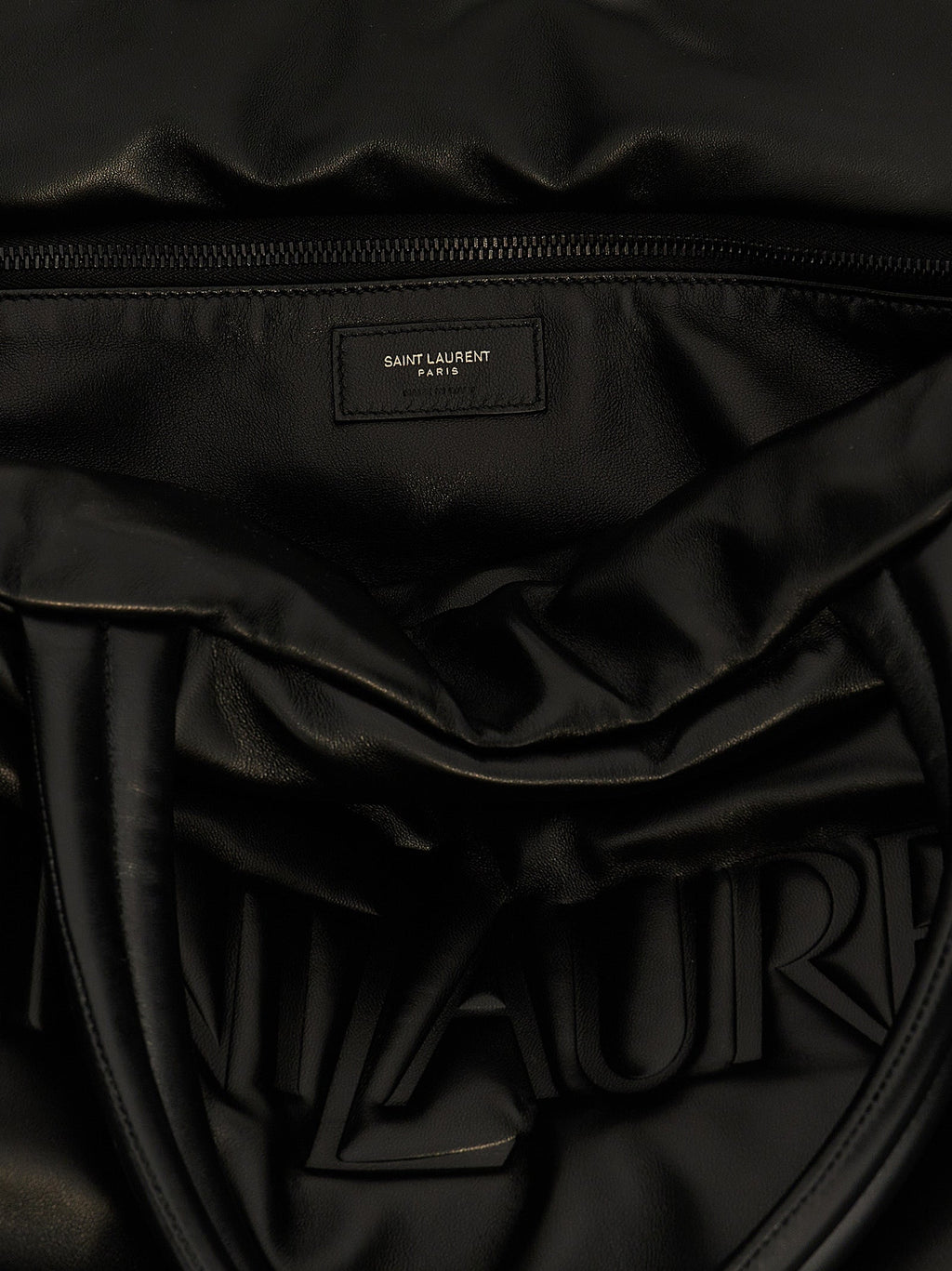 Saint Laurent Black Lamb Leather Tote Bag Saint Laurent