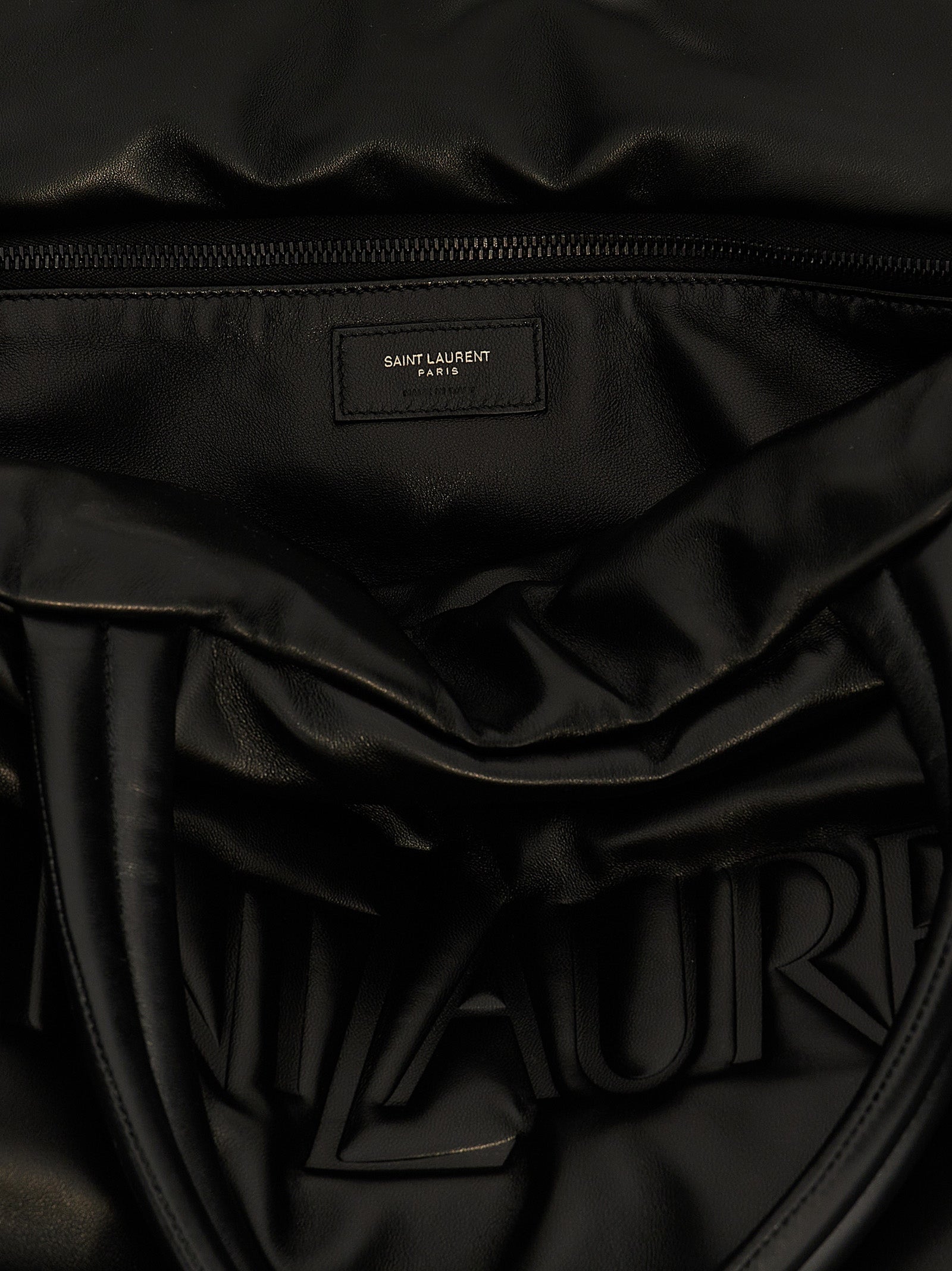 Saint Laurent Black Lamb Leather Tote Bag Saint Laurent
