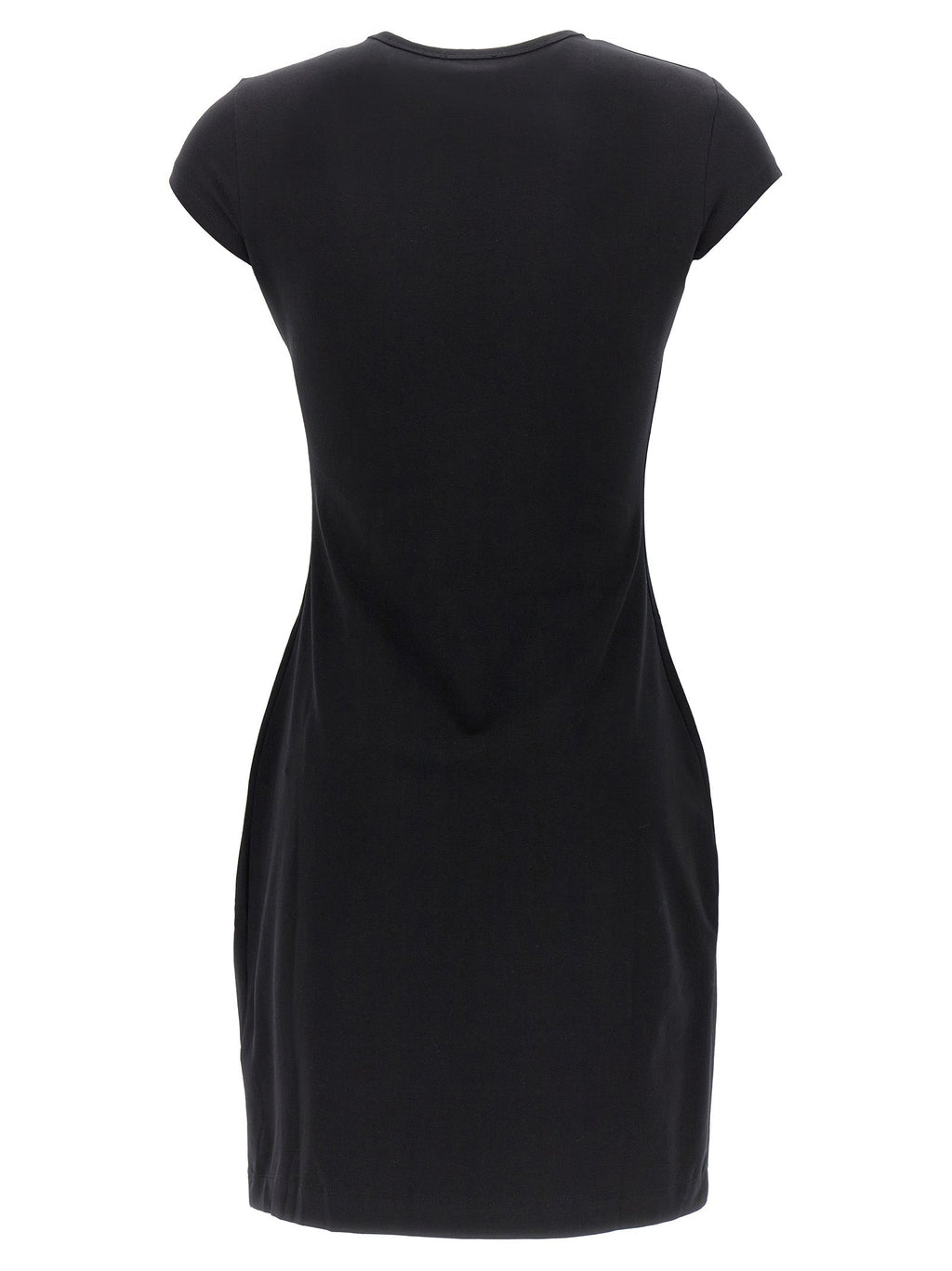 Diesel Black Cotton Short Dress Diesel