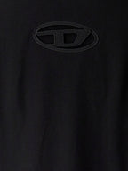 Diesel Black Cotton Short Dress Diesel