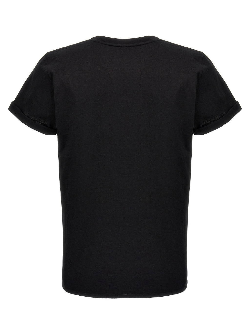 Saint Laurent Black Cotton T-Shirt Saint Laurent