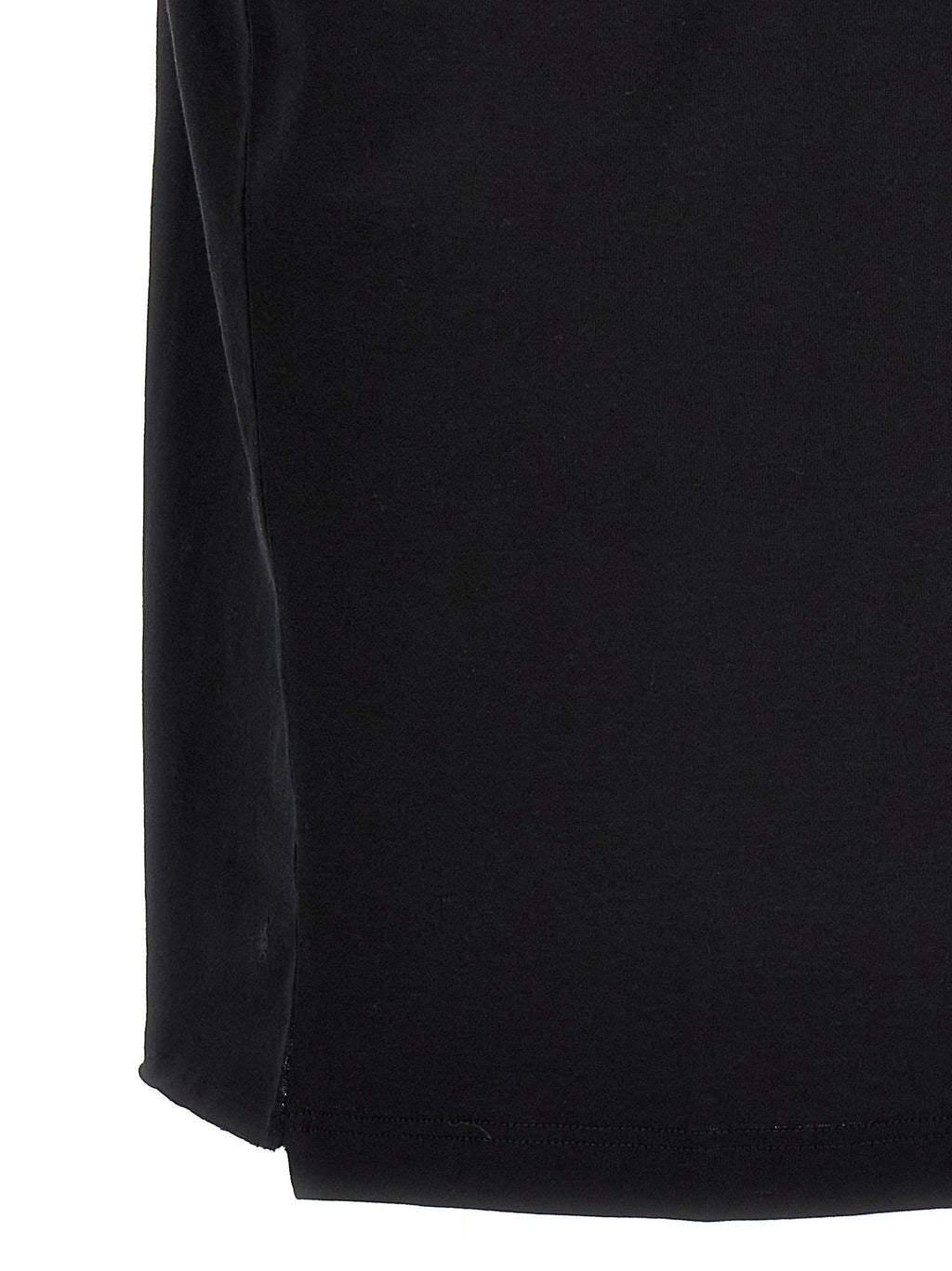 Saint Laurent Black Cotton T-Shirt Saint Laurent
