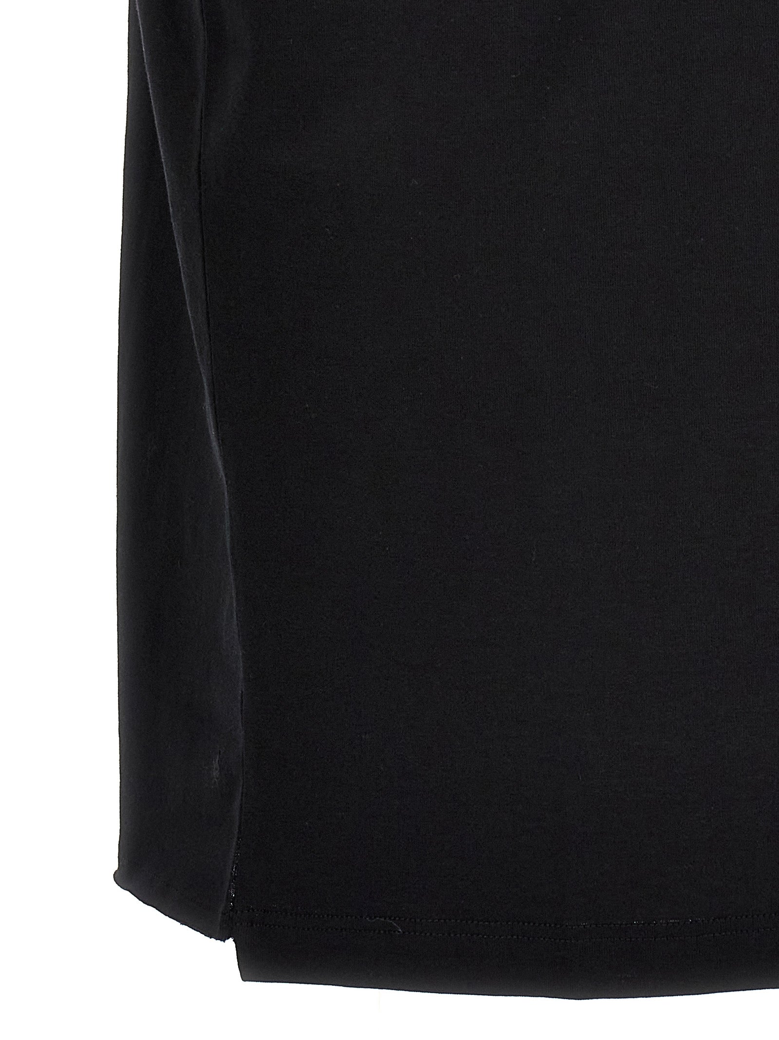 Saint Laurent Black Cotton T-Shirt Saint Laurent