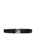 Versace Black Leather Regular Belt Versace