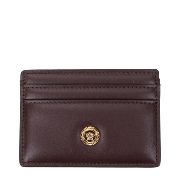 Versace Brown Leather Cardholder