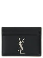 Saint Laurent Black Calfskin Cardholder Saint Laurent