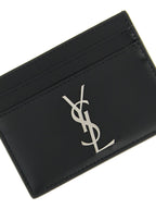 Saint Laurent Black Calfskin Cardholder Saint Laurent