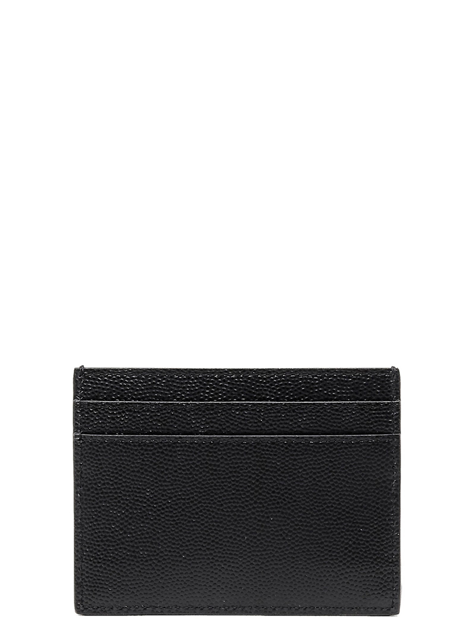 Saint Laurent Black Leather Cardholder Saint Laurent