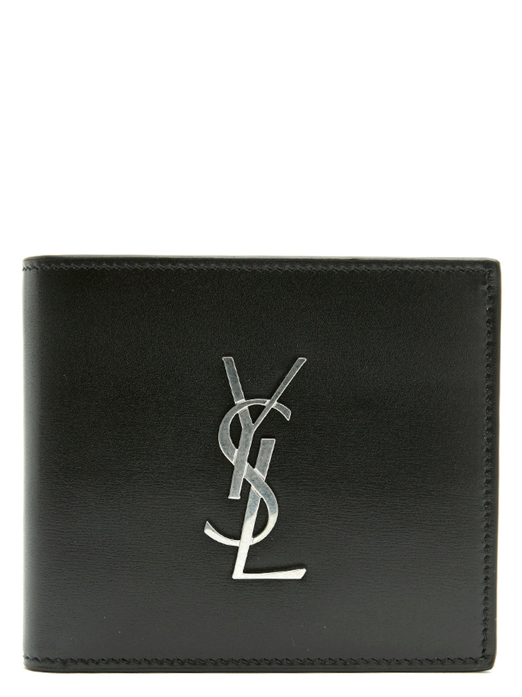 Saint Laurent Black Leather Wallet Saint Laurent