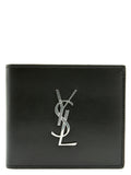 Saint Laurent Black Leather Wallet Saint Laurent