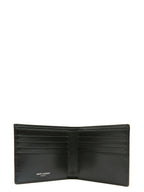 Saint Laurent Black Leather Wallet Saint Laurent
