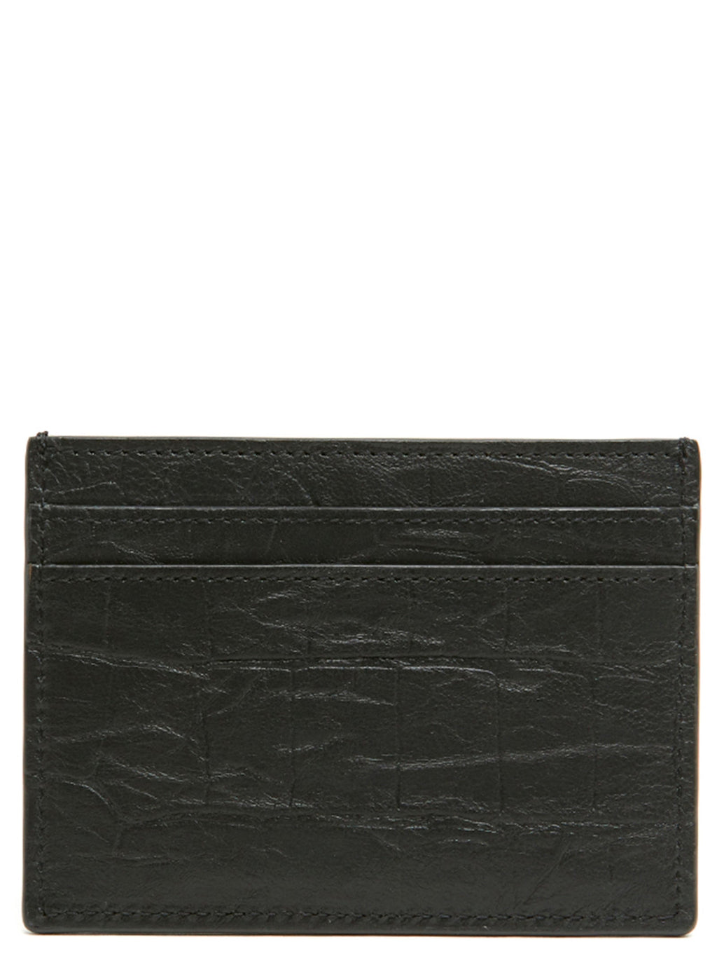 Saint Laurent Black Lambskin Cardholder Saint Laurent