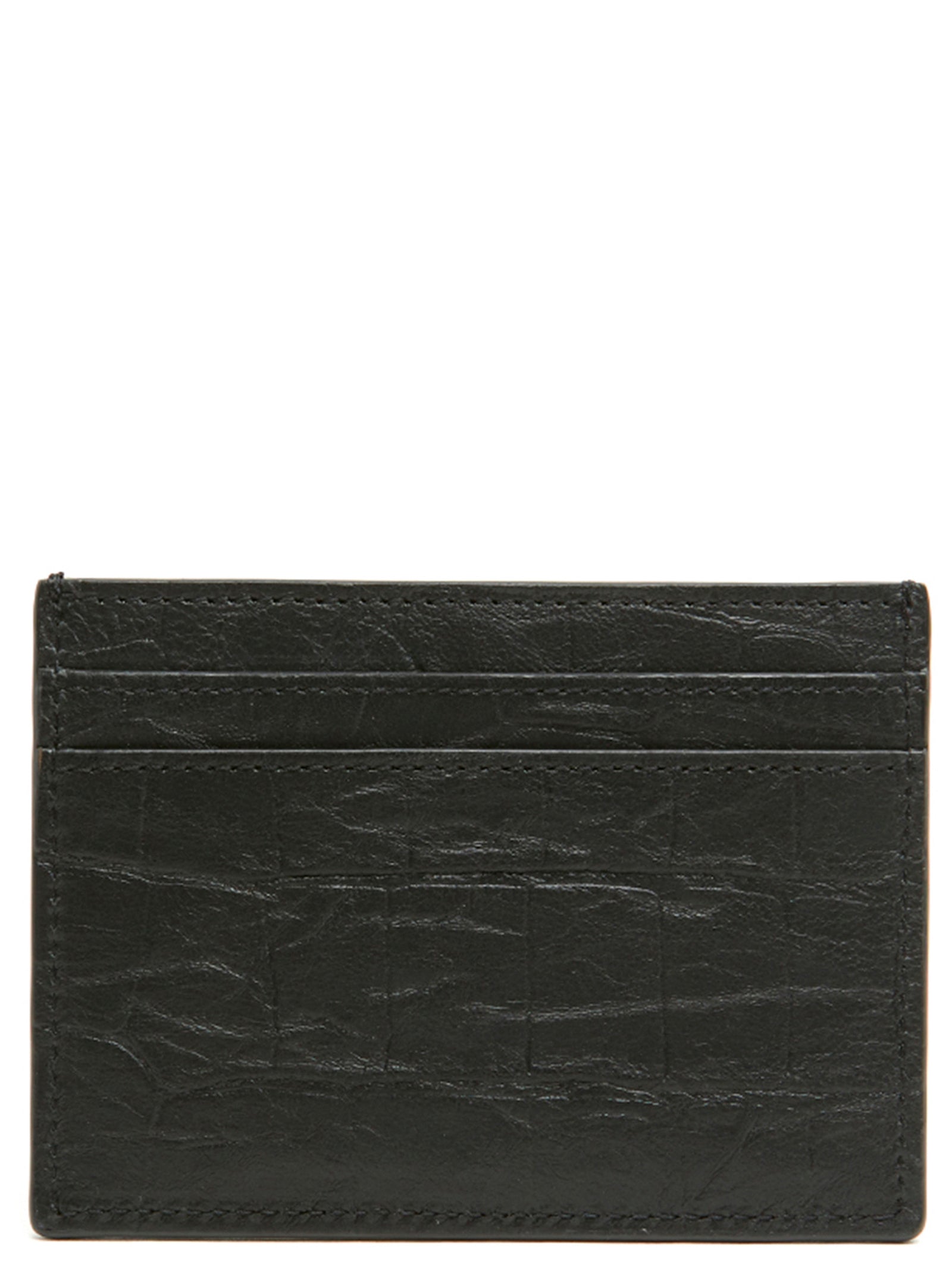 Saint Laurent Black Lambskin Cardholder Saint Laurent