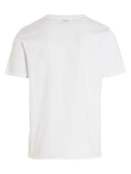 Saint Laurent White Cotton T-Shirt Saint Laurent