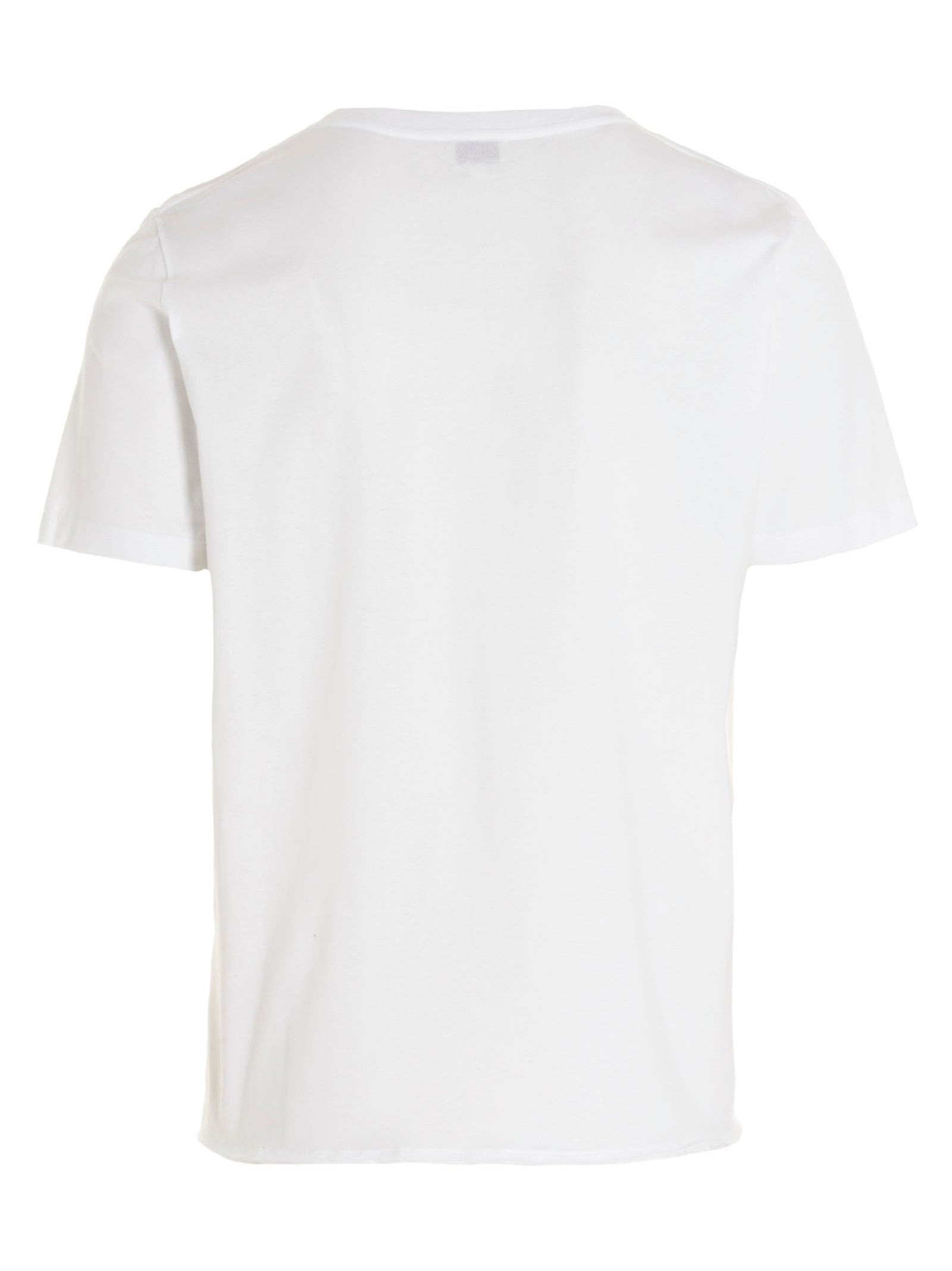 Saint Laurent White Cotton T-Shirt Saint Laurent