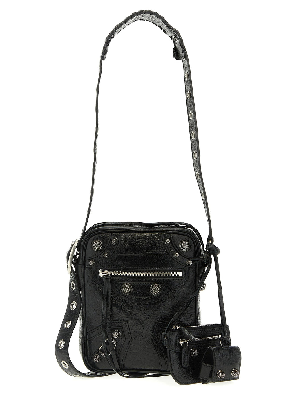 Balenciaga Black Lamb Leather Crossbody Bag Balenciaga