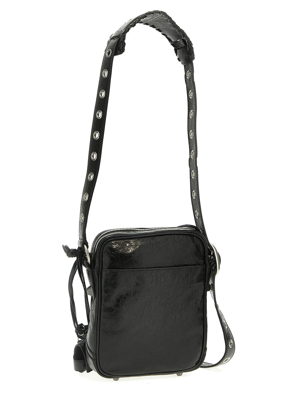 Balenciaga Black Lamb Leather Crossbody Bag Balenciaga