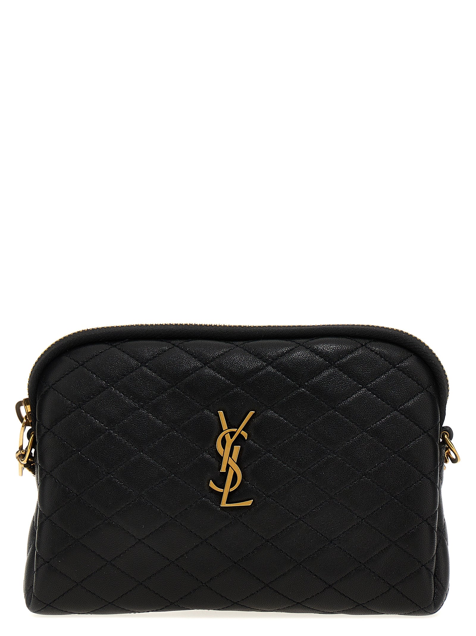 Saint Laurent Black Lamb Leather Crossbody Bag Saint Laurent