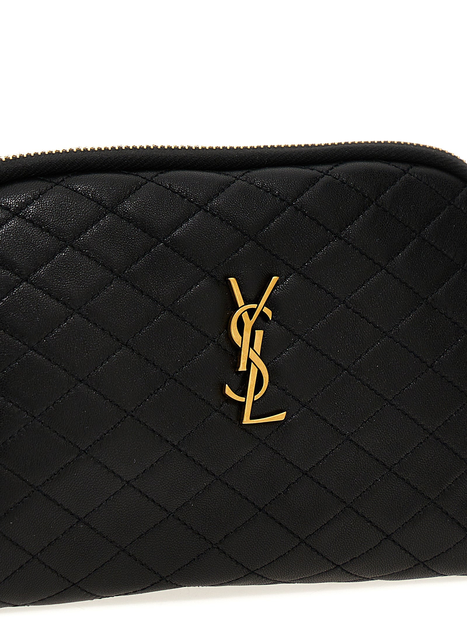 Saint Laurent Black Lamb Leather Crossbody Bag Saint Laurent
