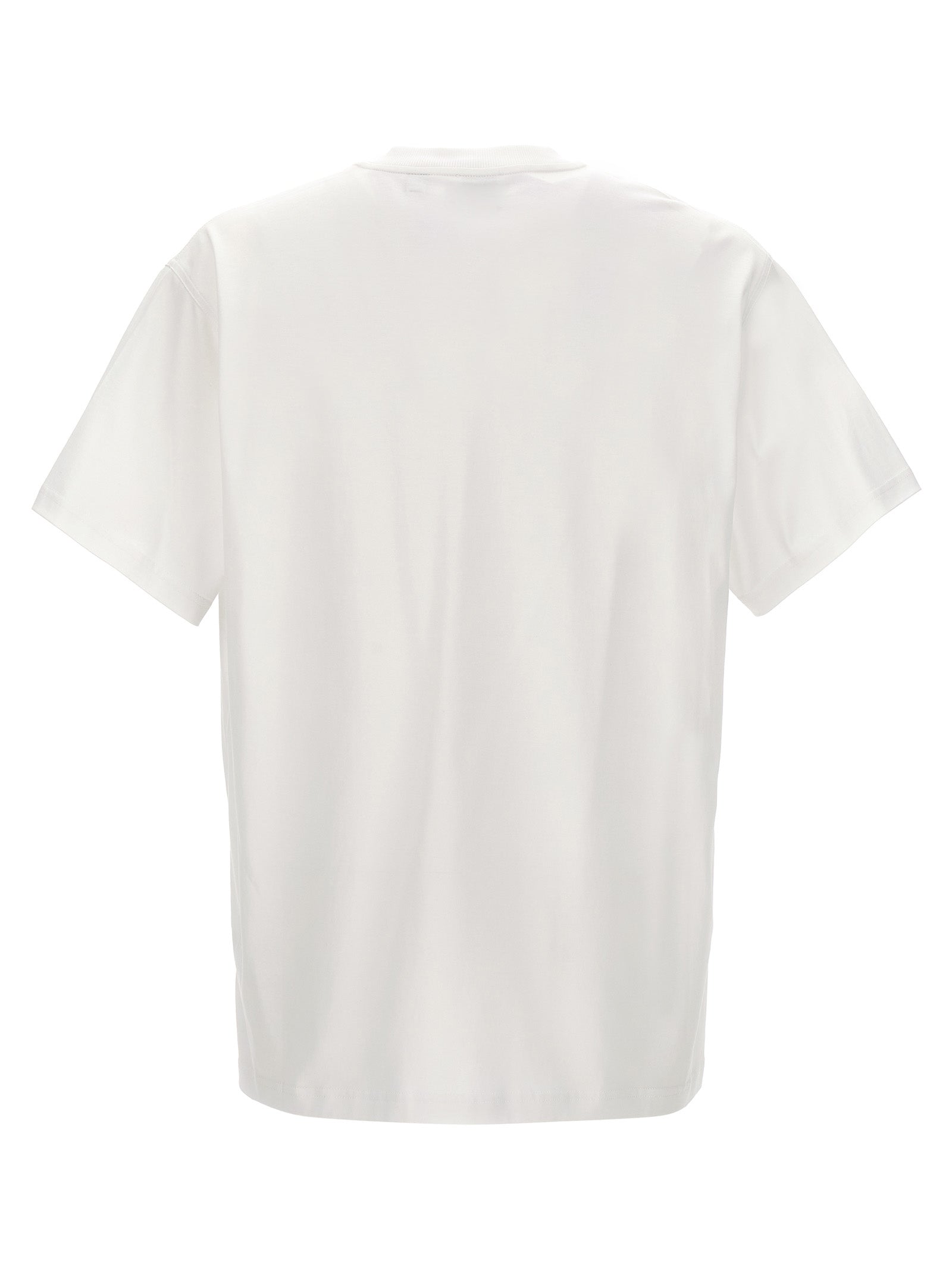 Burberry White Cotton T-Shirt Burberry