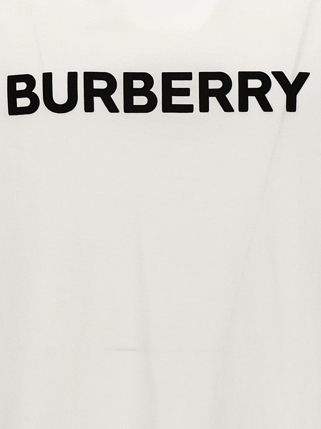 Burberry White Cotton T-Shirt Burberry