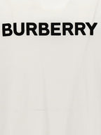 Burberry White Cotton T-Shirt Burberry