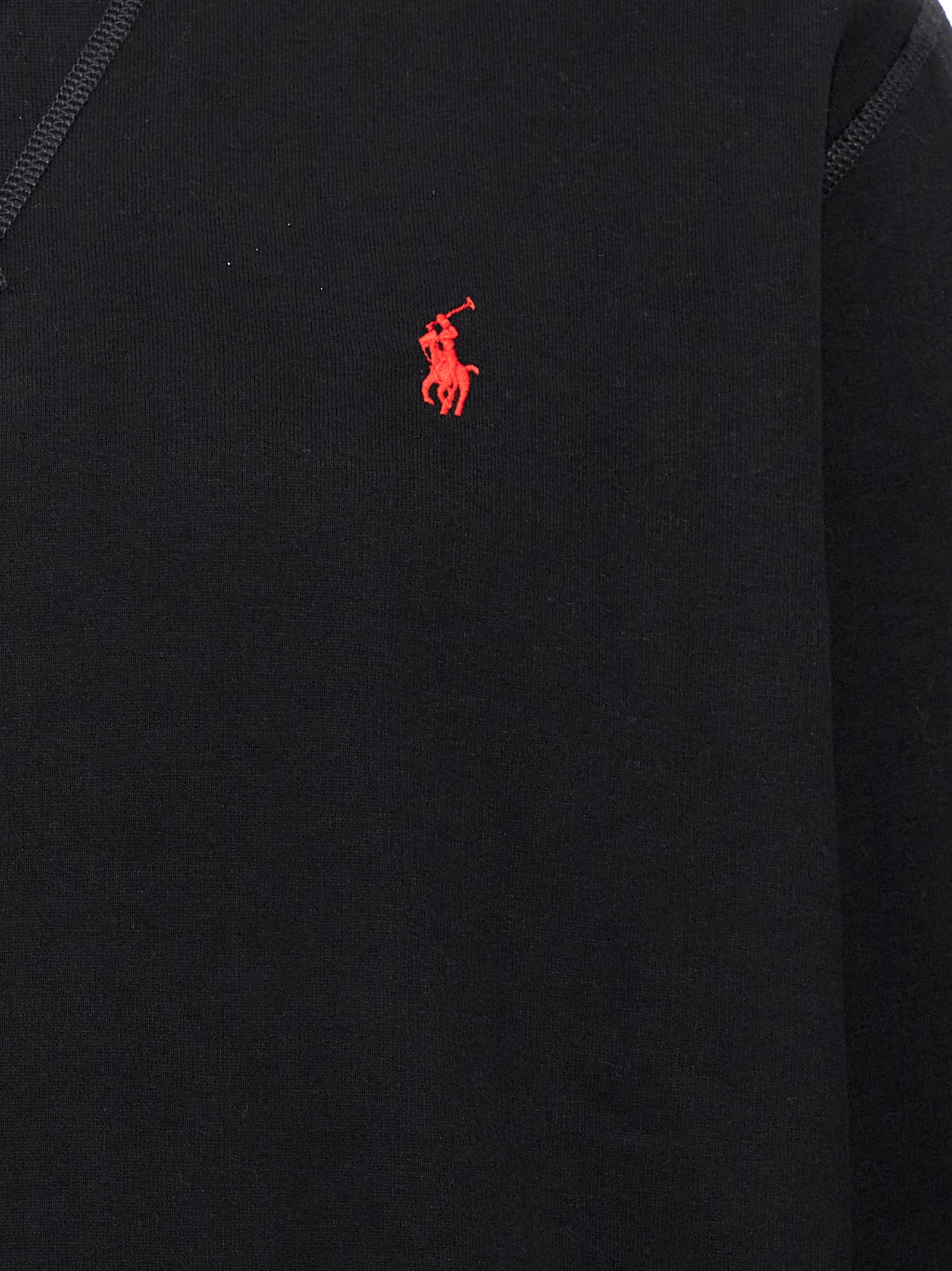 Polo Ralph Lauren Black Cotton Sweatshirt Polo Ralph Lauren