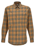 Burberry Beige Cotton Blouse Burberry