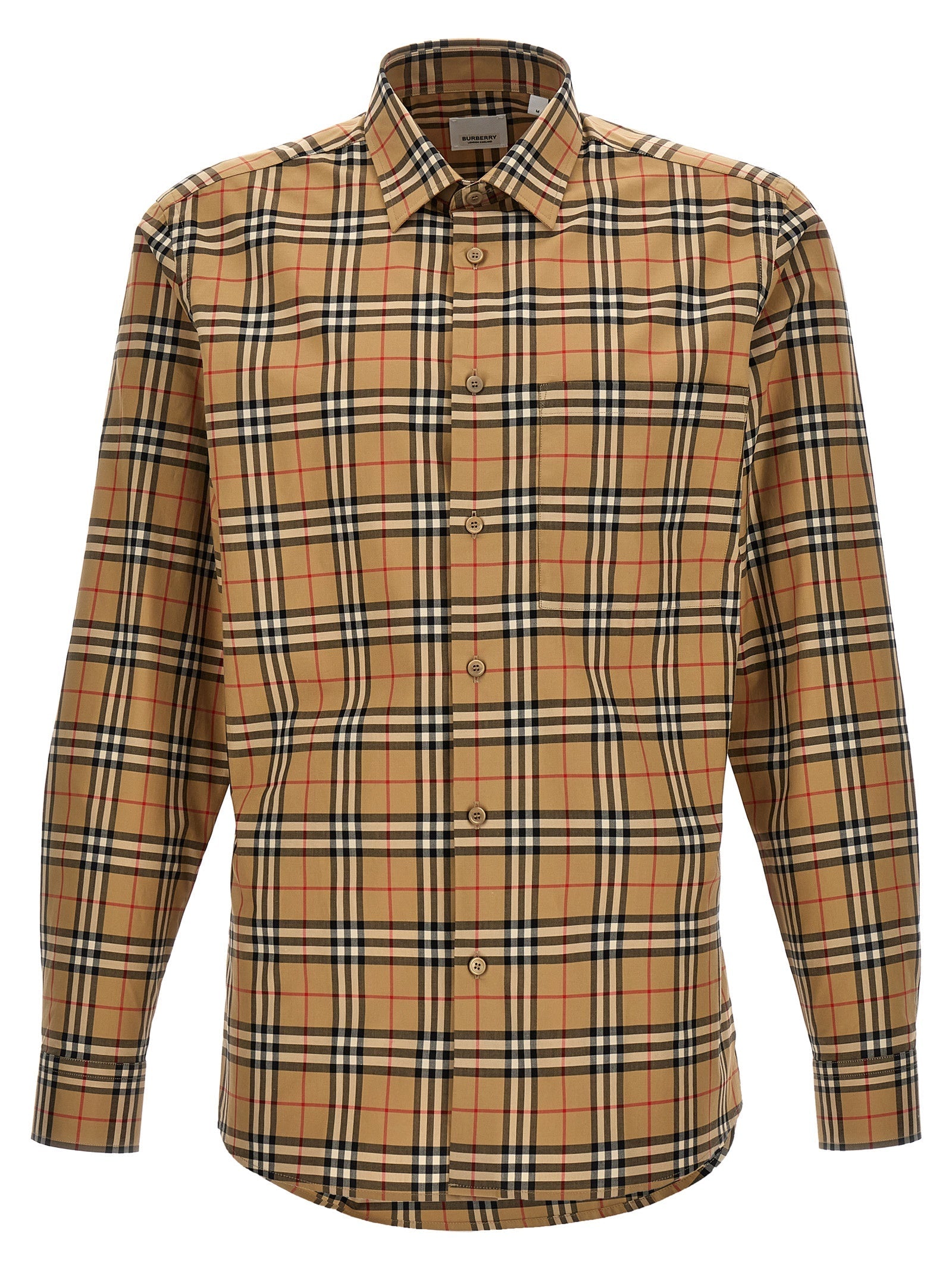 Burberry Beige Cotton Blouse Burberry