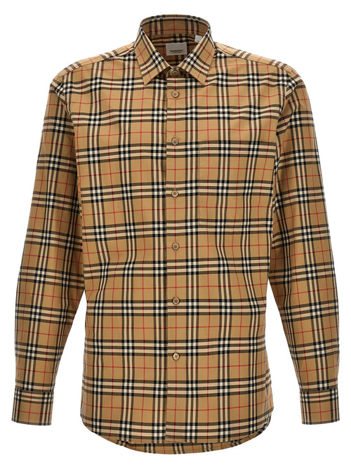 Burberry Beige Cotton Blouse Burberry