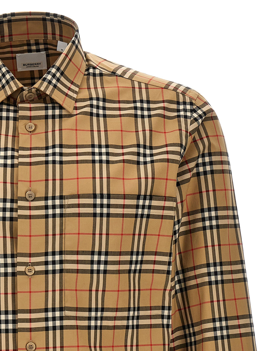 Burberry Beige Cotton Blouse Burberry