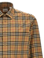 Burberry Beige Cotton Blouse Burberry