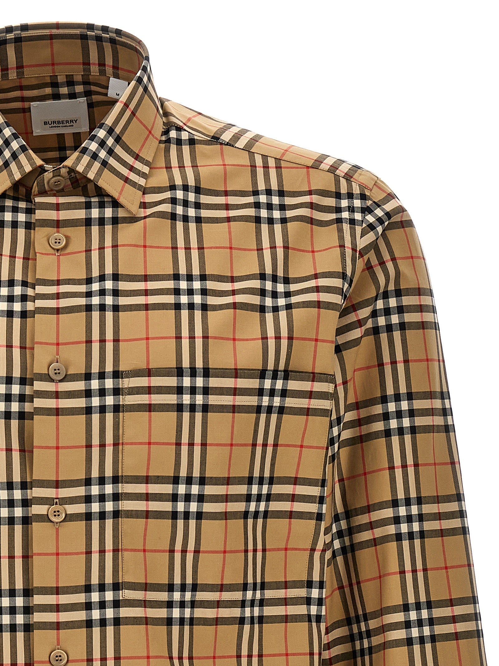 Burberry Beige Cotton Blouse Burberry