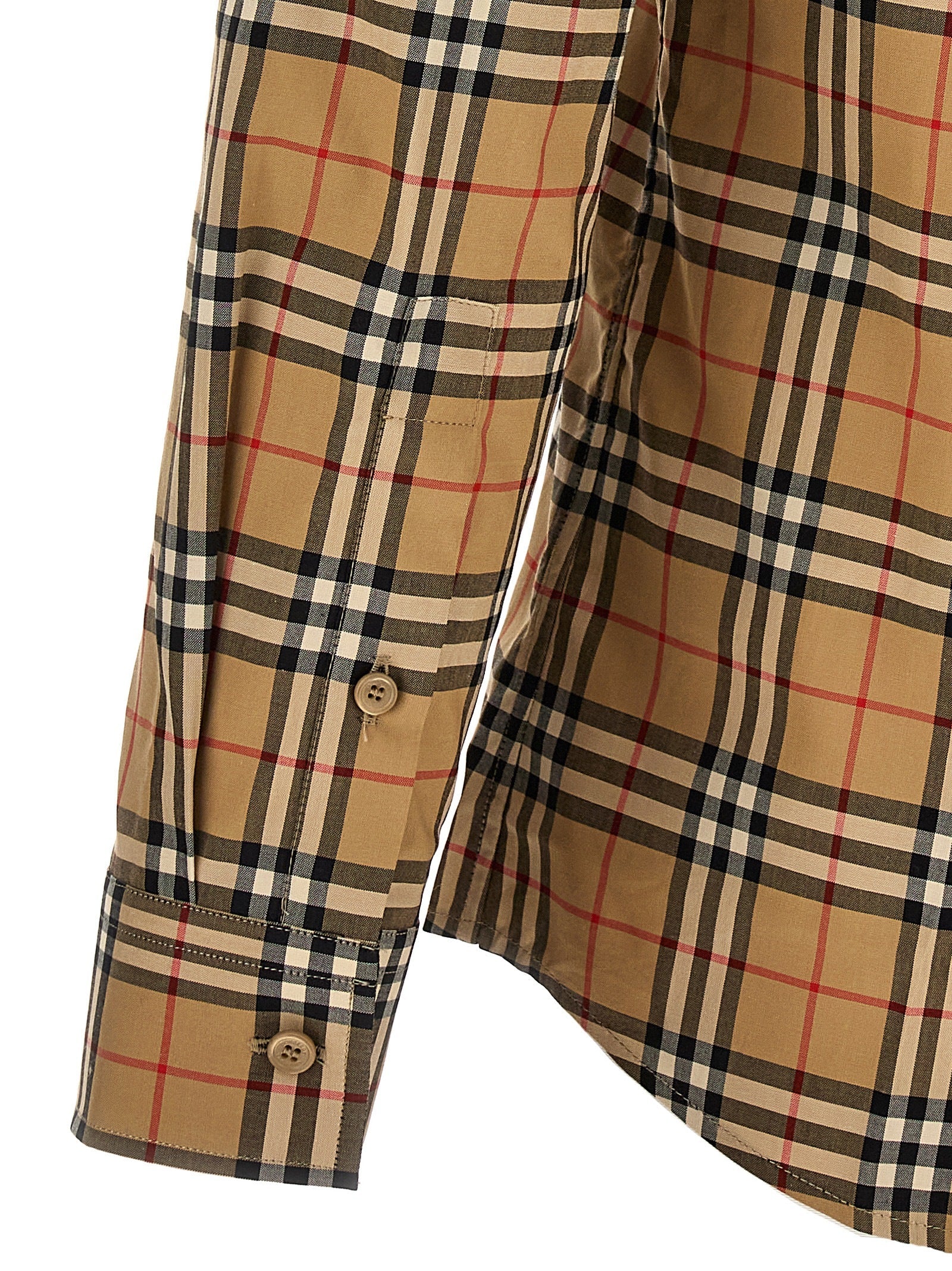 Burberry Beige Cotton Blouse Burberry