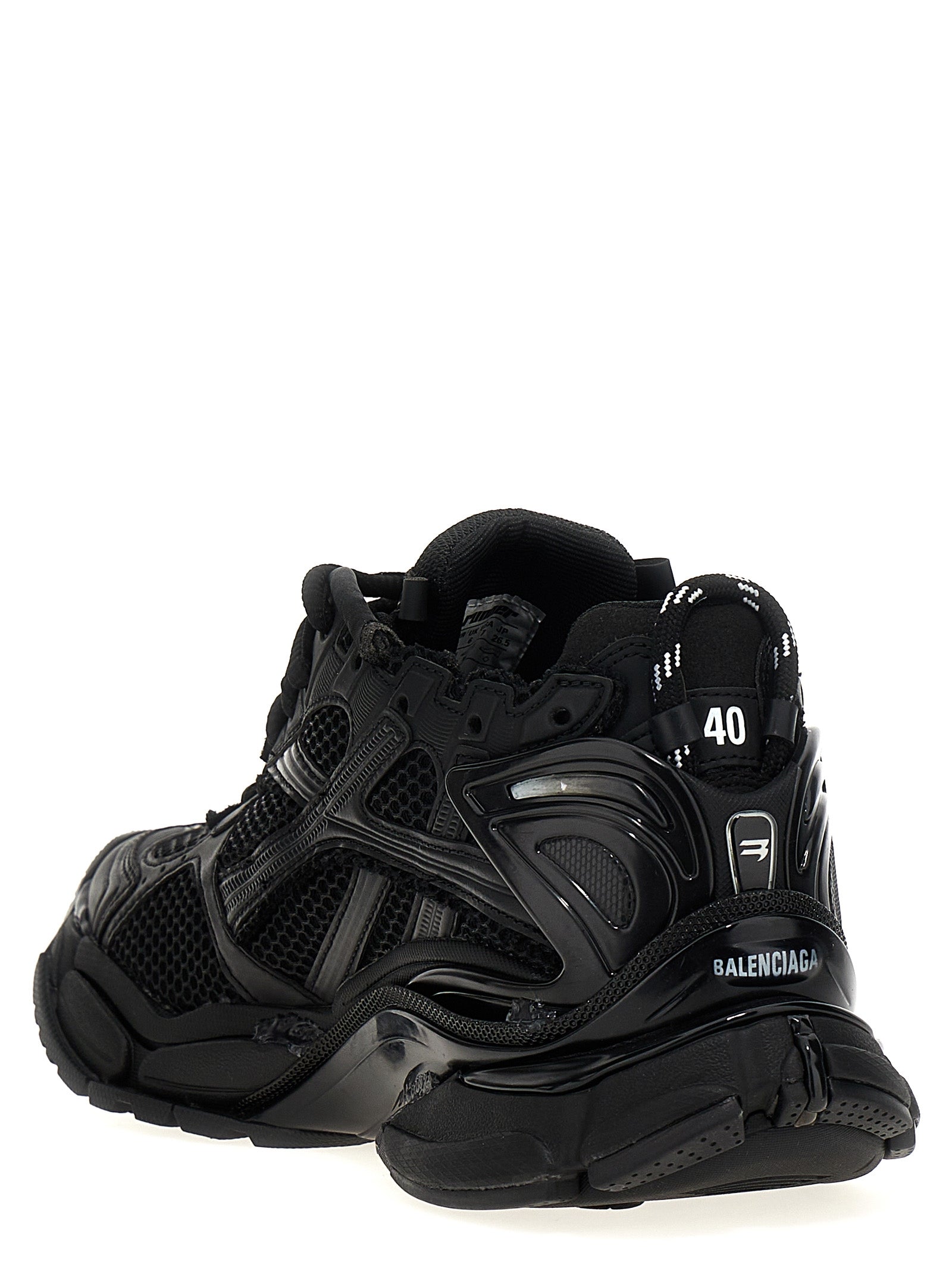 Balenciaga Black Polyester Athletic Sneakers Balenciaga