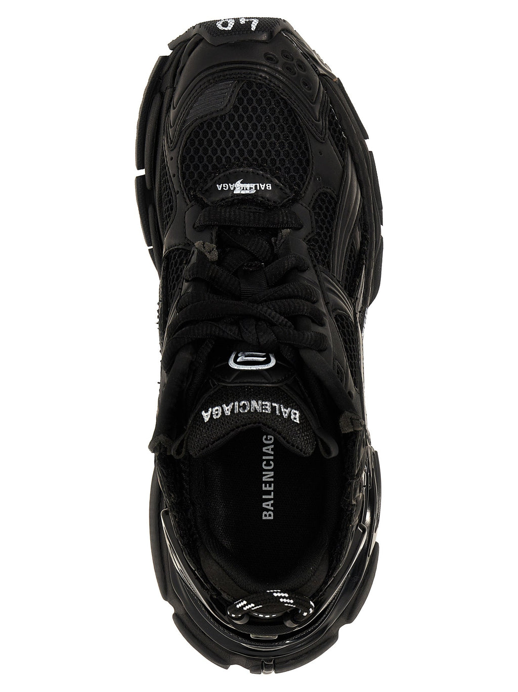 Balenciaga Black Polyester Athletic Sneakers Balenciaga