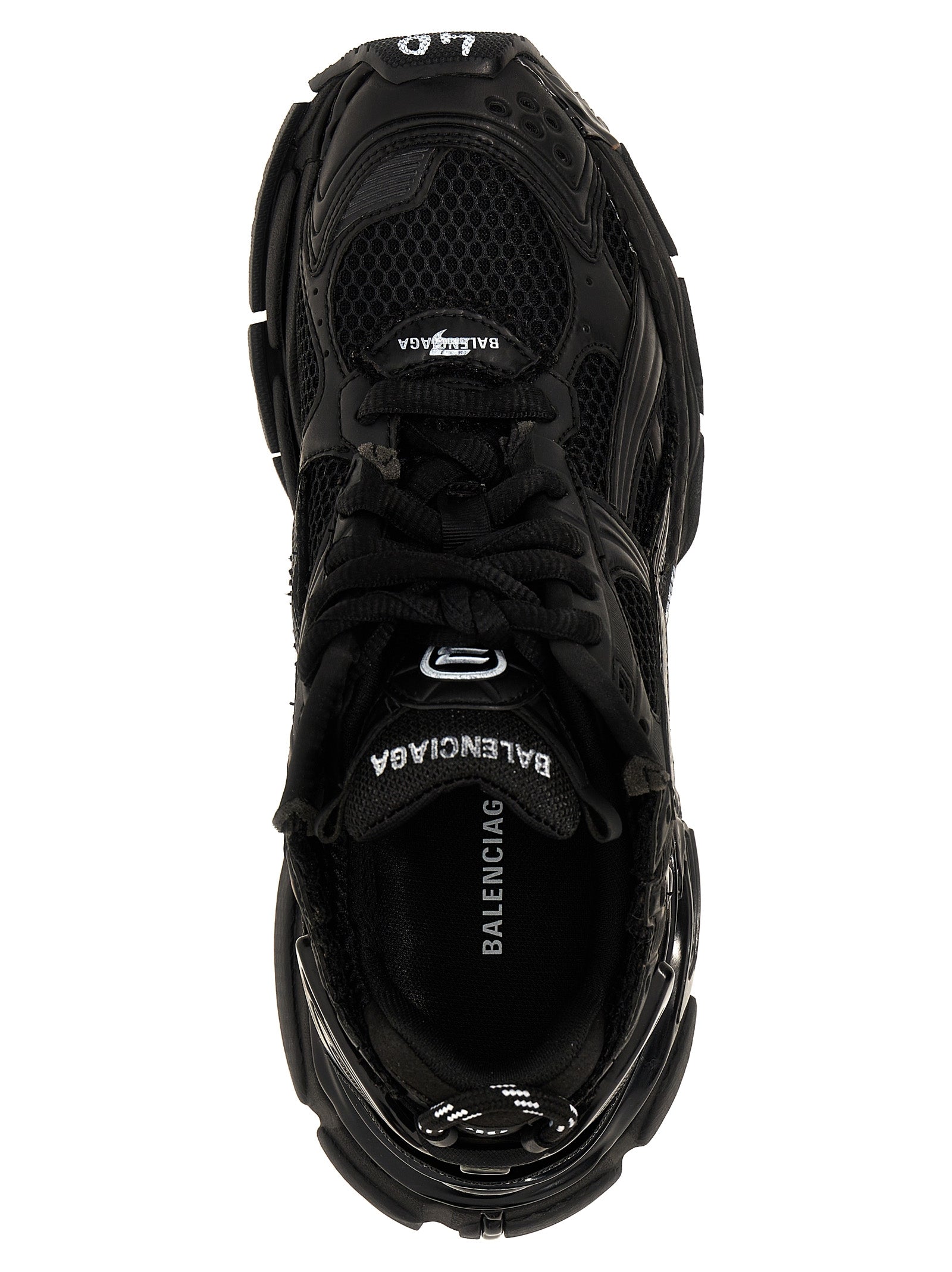 Balenciaga Black Polyester Athletic Sneakers Balenciaga
