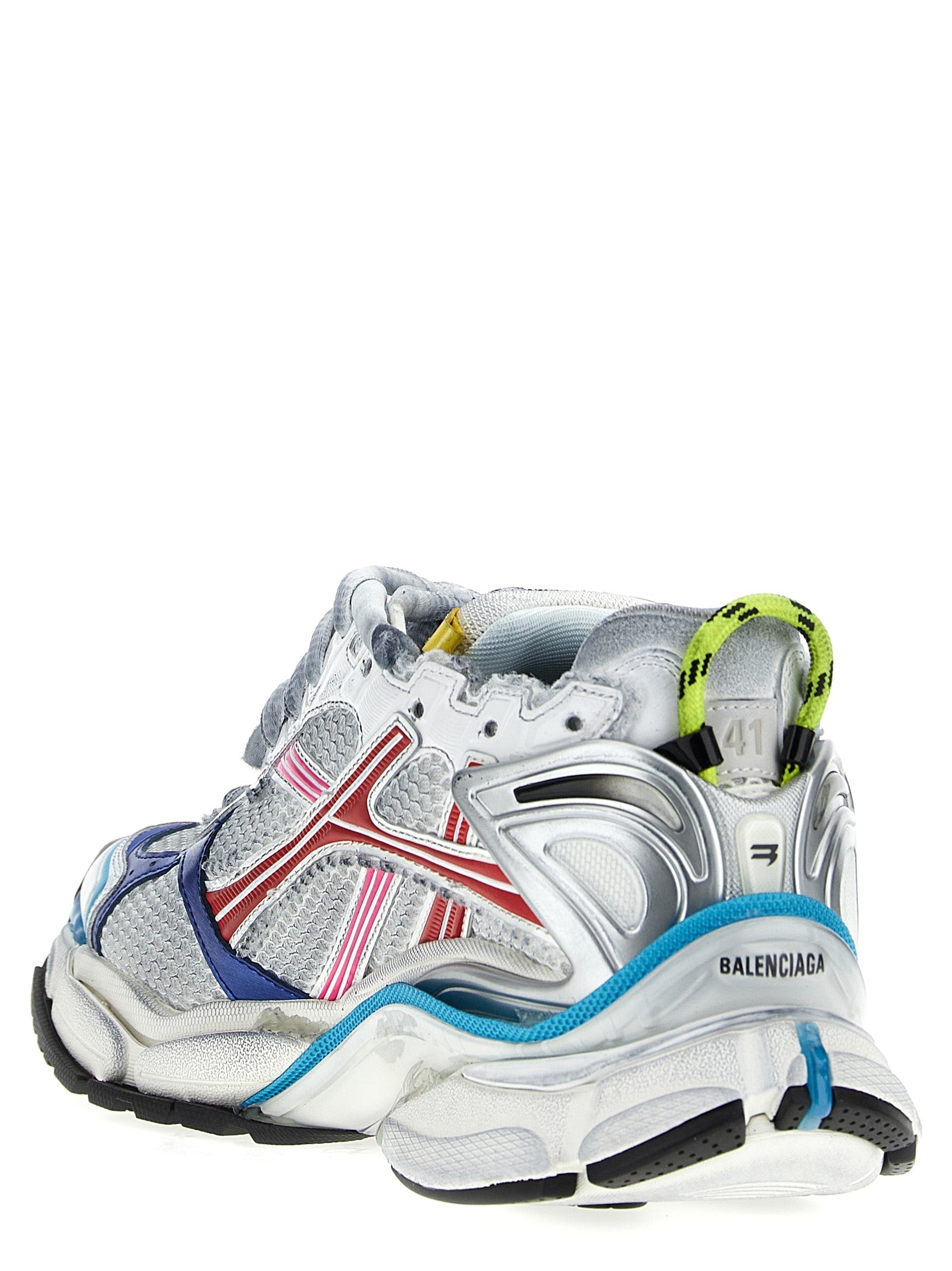 Balenciaga Multicolor Polyester Athletic Sneakers Balenciaga