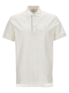 Burberry White Cotton Polo Shirt Burberry