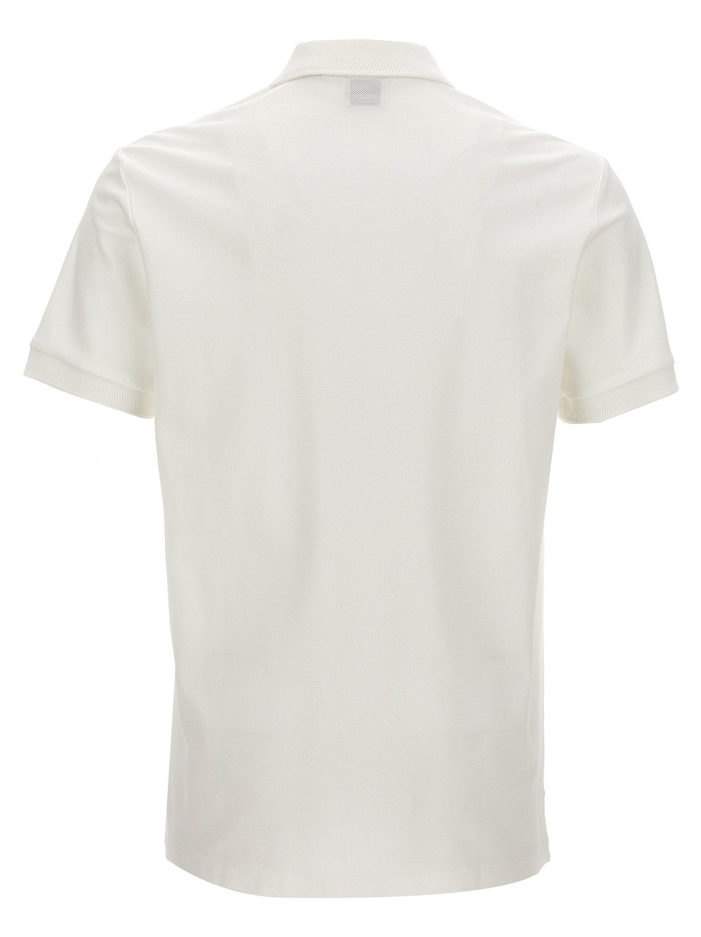Burberry White Cotton Polo Shirt Burberry