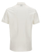 Burberry White Cotton Polo Shirt Burberry