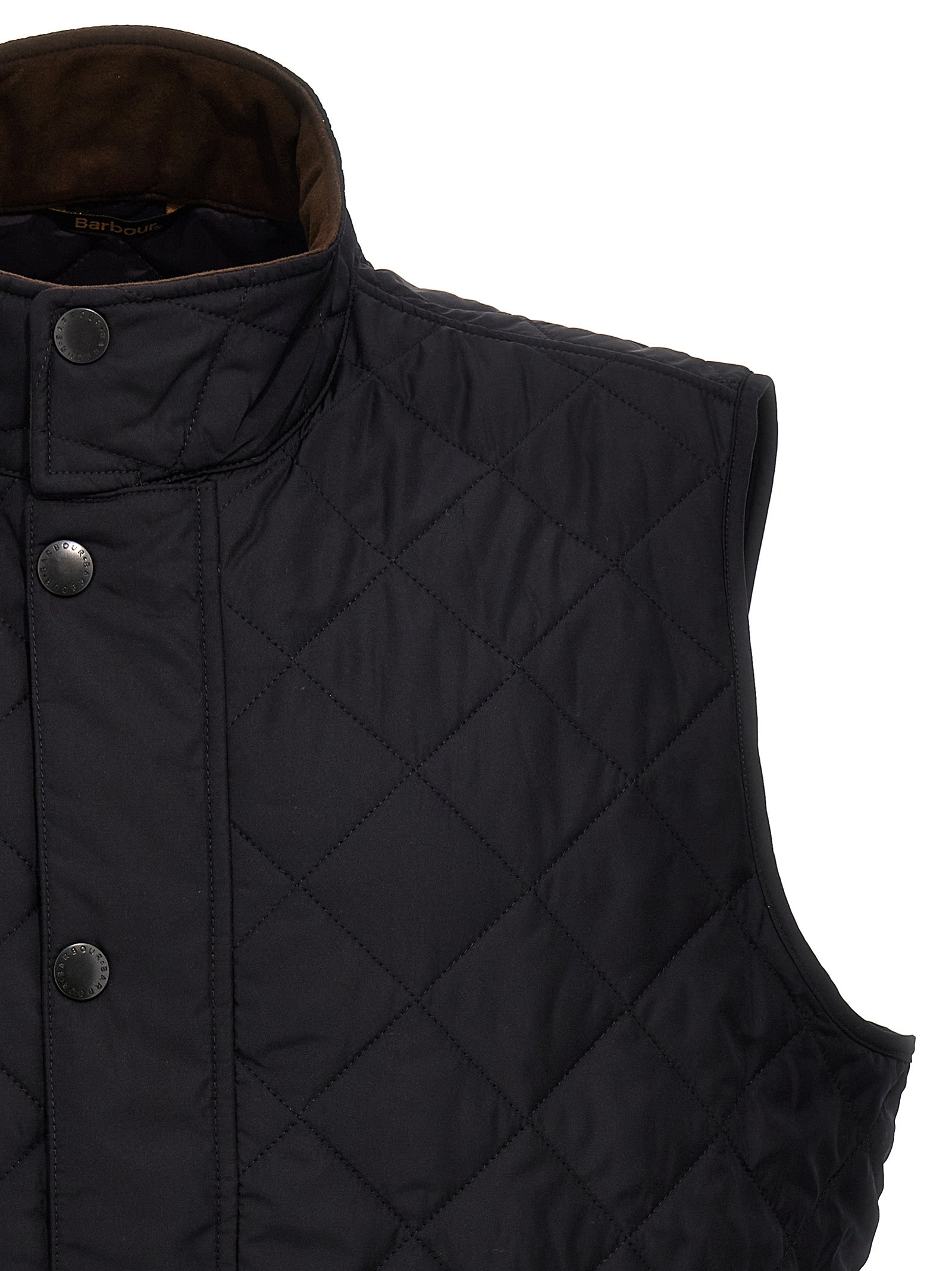 Barbour Blue Polyester Sleeveless Jacket Barbour