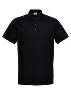 Burberry Black Cotton Polo Shirt Burberry