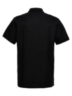 Burberry Black Cotton Polo Shirt Burberry