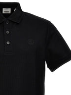 Burberry Black Cotton Polo Shirt Burberry