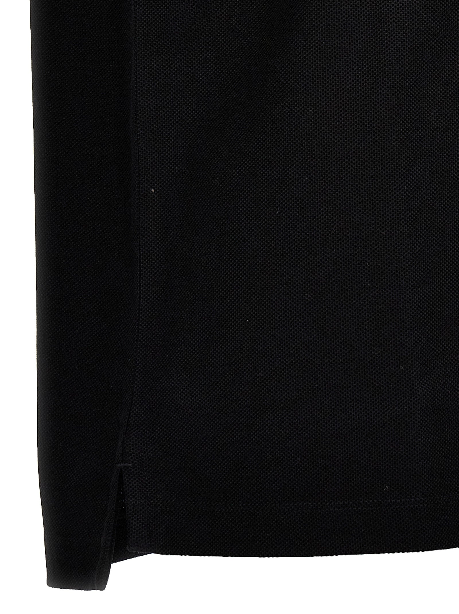 Burberry Black Cotton Polo Shirt Burberry